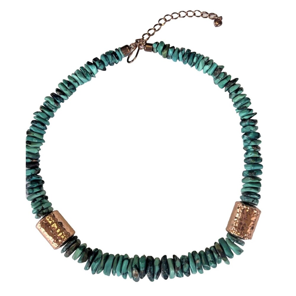 Jay King Turquoise and Copper Necklace 18” (N1058)